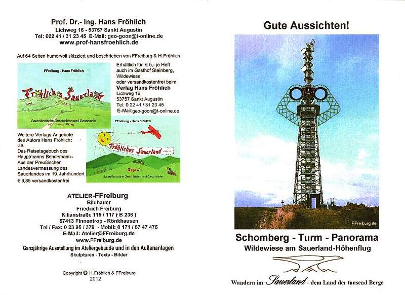 Panorama-Flyer Schomberg-Turm Wildewiese